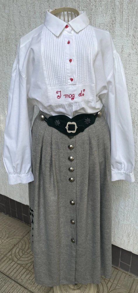 Dámská teplá sukně dirndl, selský, dobový styl vel. 36/38