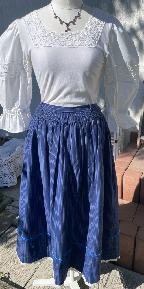 Dámská bavlněná sukně selka, venkovská princezna vel. 38