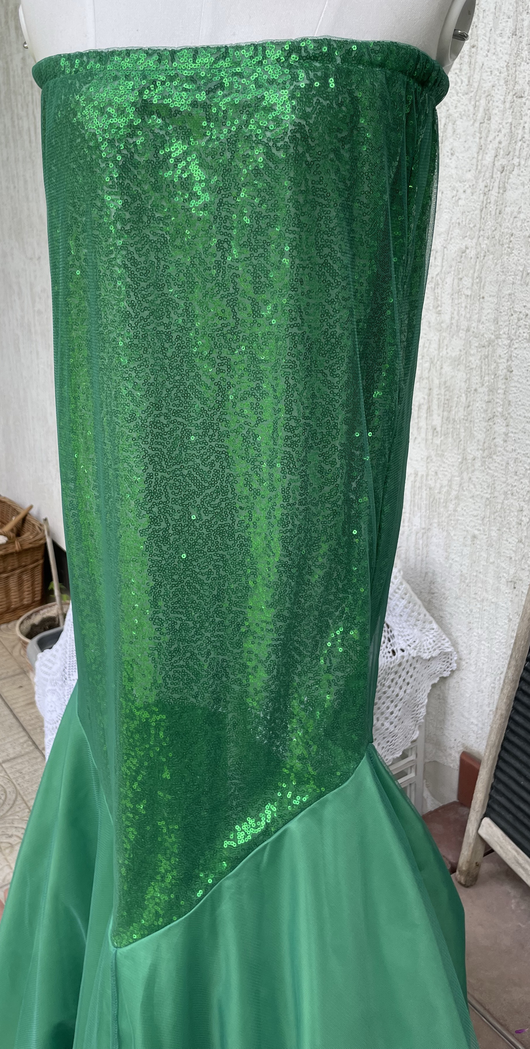 Karnevalový kostým šaty Mořská panna vel. 40