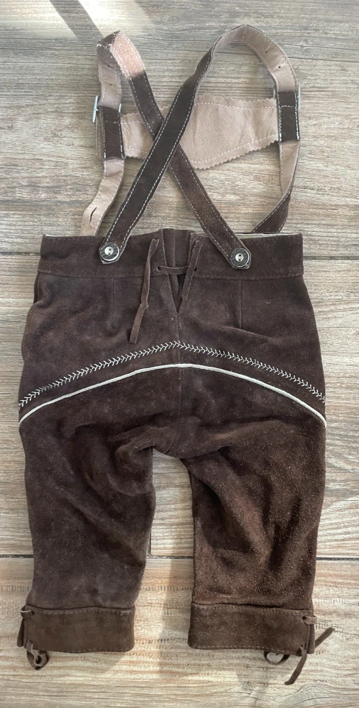 Chlapecké kožení dirndl selské kalhoty  alá prostý hoch vel. 74