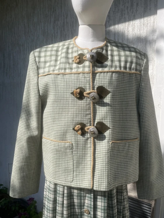 Dámský kabátek dirndl selský styl vel. 40