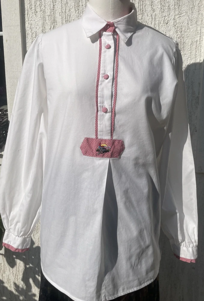 Dámská dirndl, selská, country košile halenka  vel. 42