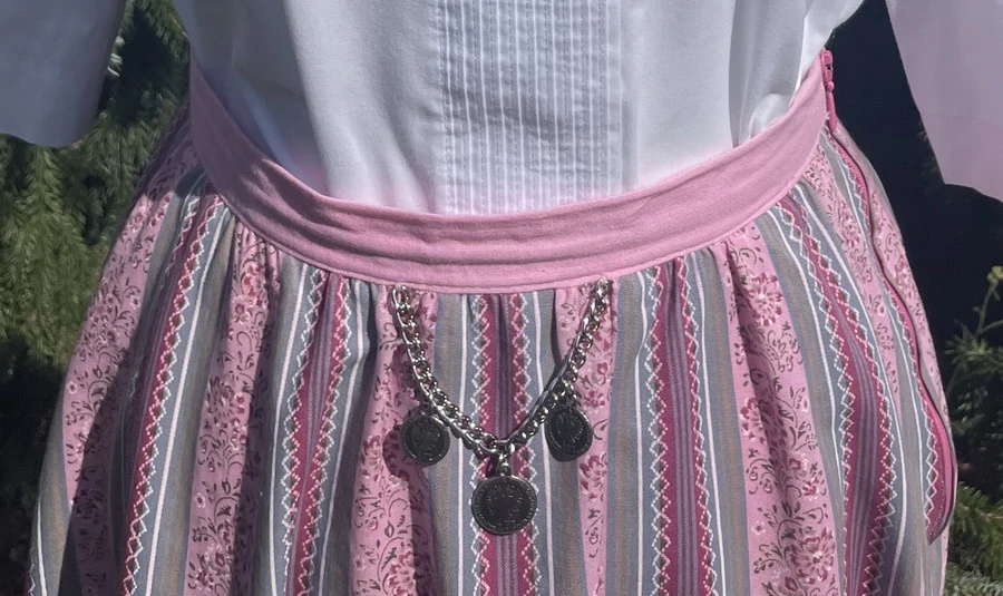 Dámská sukně v selském, dirndl stylu vel. 38/40