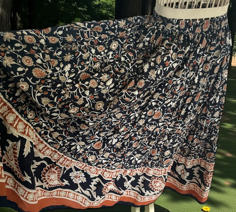 Dámská dlouhá sukně selský, country, western styl vel. 38