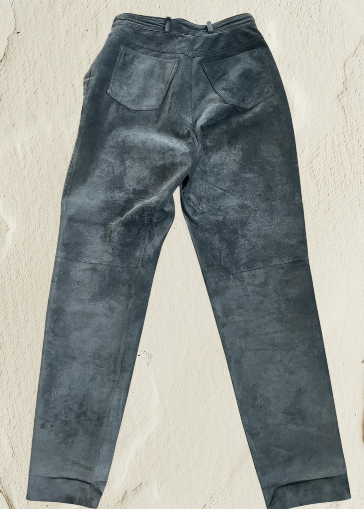 Dámské kožené kalhoty selský, rustic styl, kovbojka, western vel. 38/40