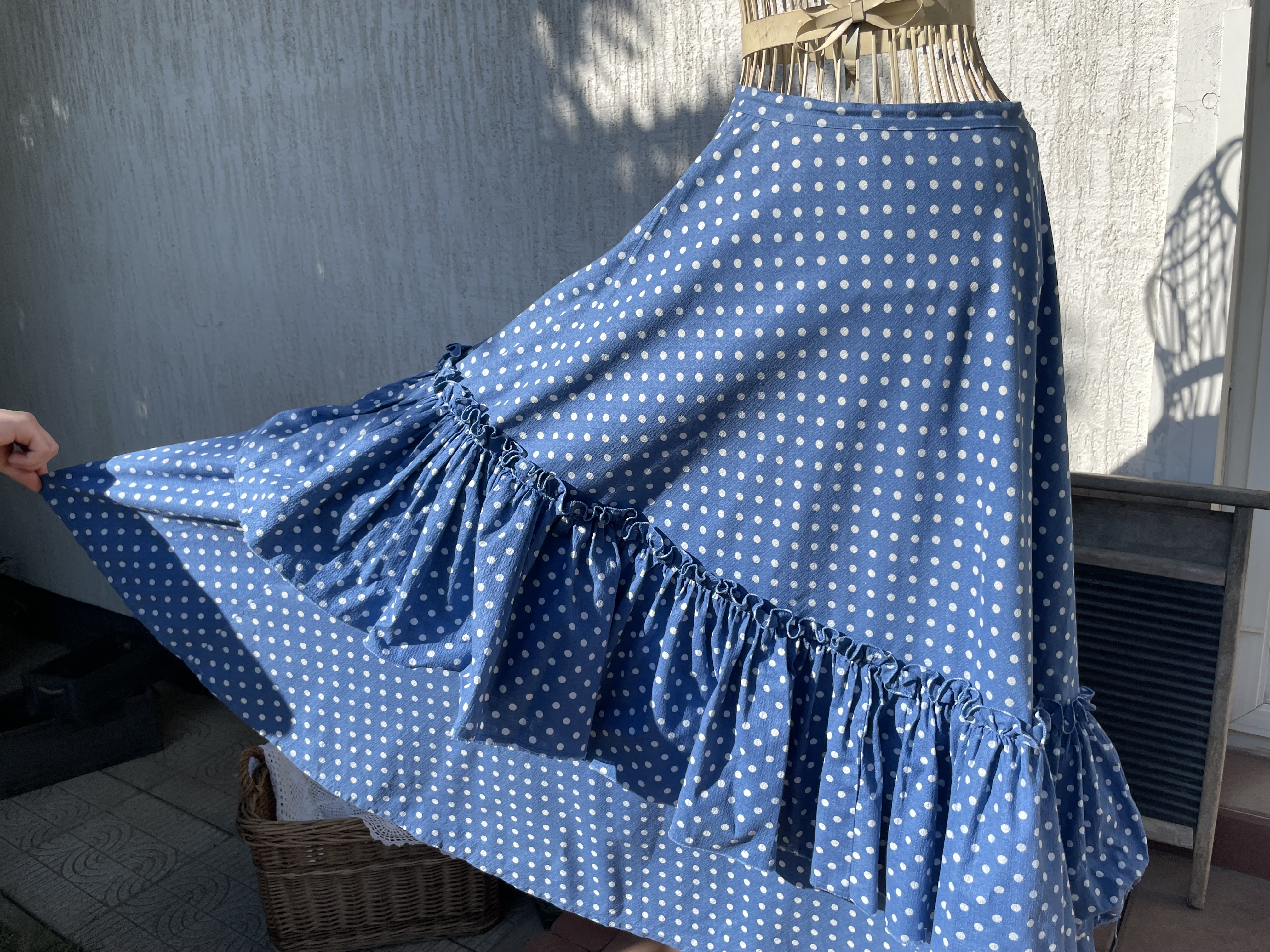Dámská sukně folklorní, country, venkovský styl vel. 38/40