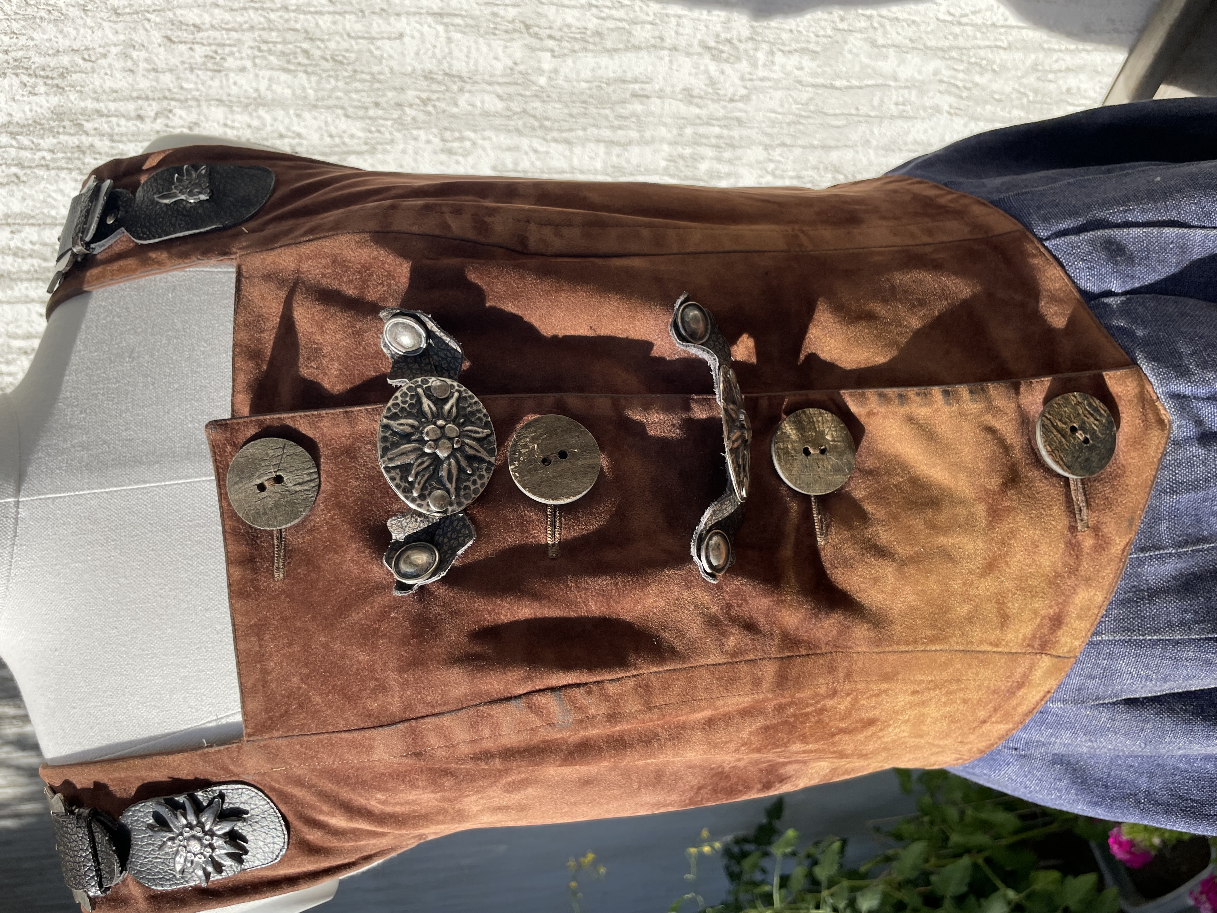 Dámské lněné šaty v dobovém, vintage, rustikálním, country, western stylu vel. 38