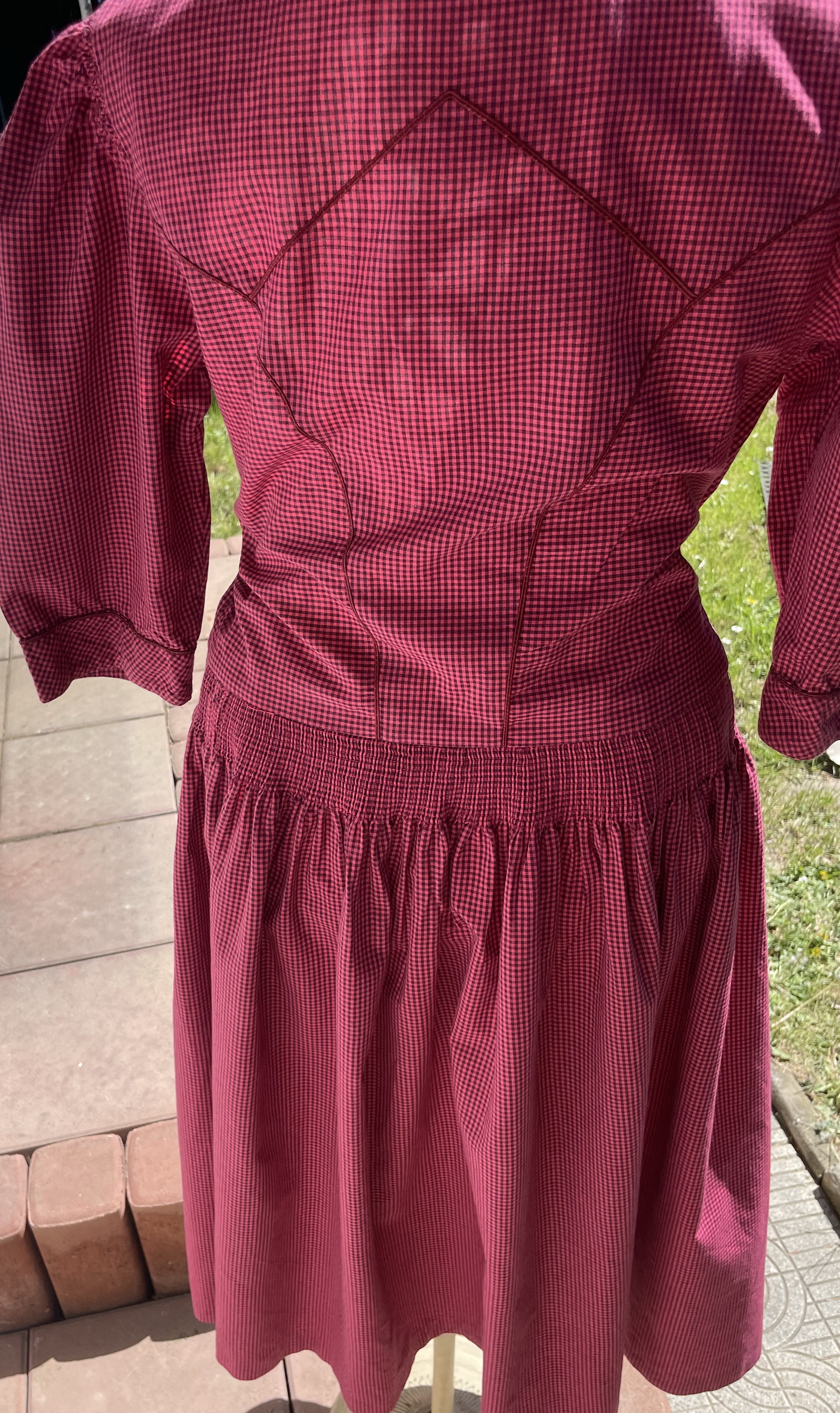 Dámské selské vintage rustikální šaty vel. 38/40