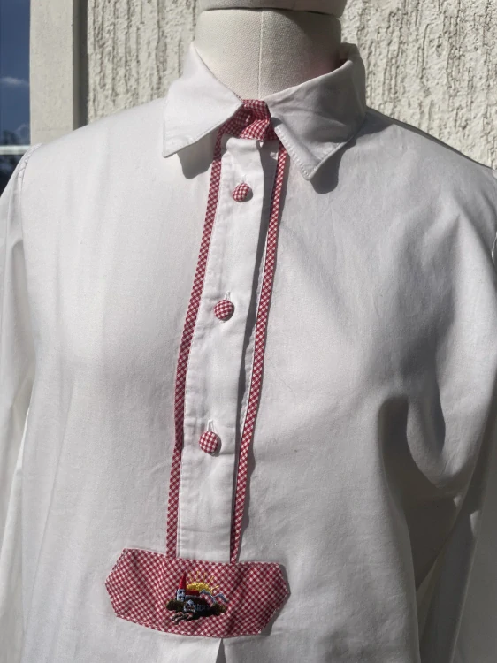 Dámská dirndl, selská, country košile halenka  vel. 42