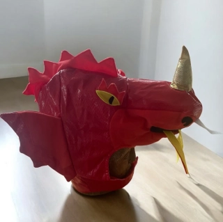 karnevalová maska DRAK 3-5 let