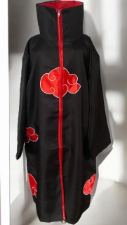 karnevalový kostým Akatsuki kabát, cosplay postav z anime vel. XXL