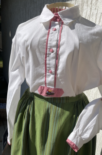 Dámská halenka, košile v selském stylu vel. 40