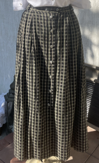 Dámská dlouhá sukně v selském, vintage, rustikálním stylu vel. 40/42