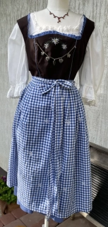 Dámské šaty dirndl selský styl vel. 40