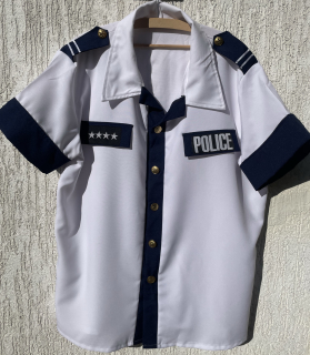Karnevalový kostým halena POLICISTA vel. XXL