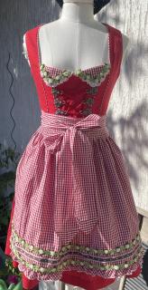 Dámské dirndl šaty selský styl Oktoberfest vel. XS