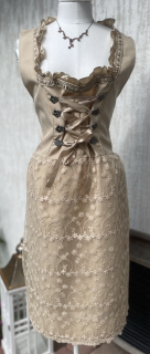 Dámské elegantní dirndl šaty, Oktoberfest vel. 44