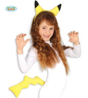karnevlový doplněk Pikachu set - pokémon